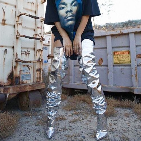 ✨Mirrored party boots OTK - Picture 3 of 4